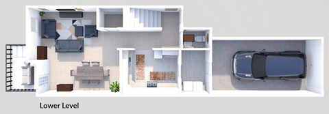 Floor plan for 3 beds, 2.5 baths, 1546 sqft